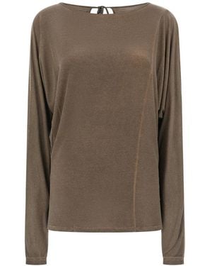 Uma Wang Long Sleeve Tops - Marrón