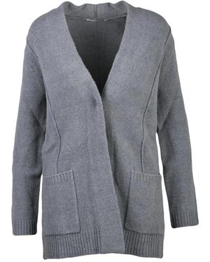 Kangra Langer Cardigan - Grau