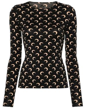 Marine Serre T-shirt - Black