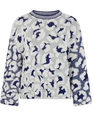 Marc Cain Truien & Vesten ,Veelkleurig ,Pullover Gebreid - Blauw