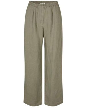 Samsøe & Samsøe Wide Trousers - Vert