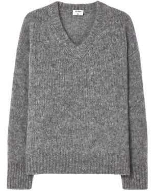 Filippa K V-Neck Knitwear - Gris