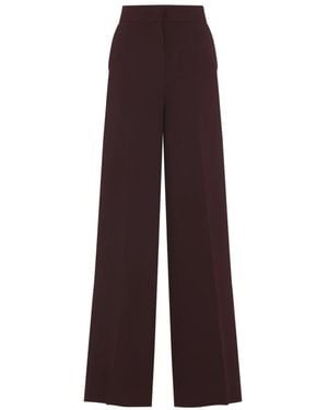Max Mara Wide Trousers - Paars