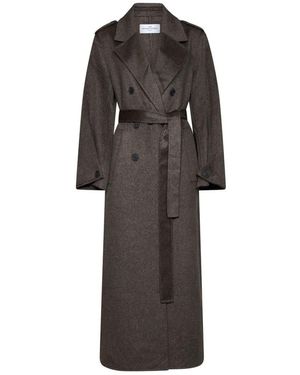 The Dynamis Studio Belted Coats - Gris