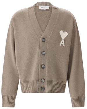 Ami Paris Cardigans - Gray
