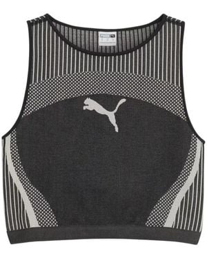 PUMA Sleeveless Training Tops - Grijs