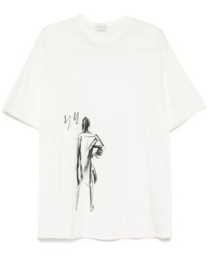Yohji Yamamoto T-Shirts - White