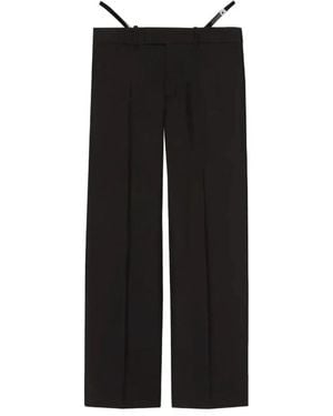 Gucci Wide Trousers - Black