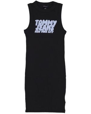 Tommy Hilfiger Short Dresses - Black