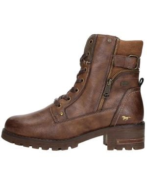 Mustang Veterschoenen Hoog - Bruin