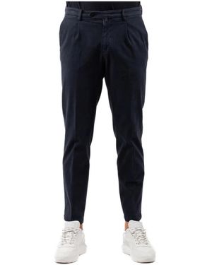BRIGLIA Slim-Fit Trousers - Blue
