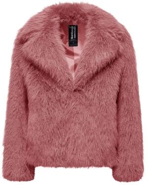 Bomboogie Faux Fur & Shearling Jackets - Rosa