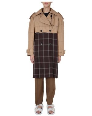 Marni Zweireihiger Trenchcoat - Braun