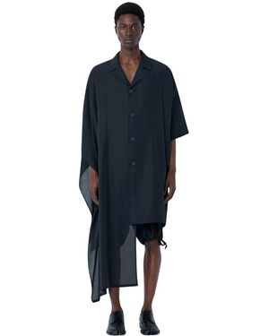 Yohji Yamamoto Short Sleeve Shirts - Blue