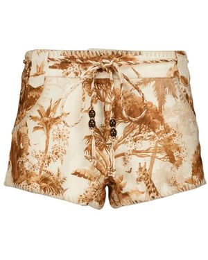 Zimmermann Short Shorts - Natural