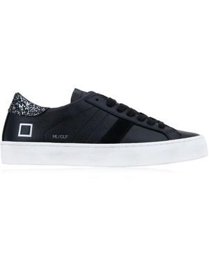 Date Lace-Up Leder Sneaker - Blau
