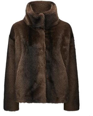 Milestone Faux Fur & Shearling Jackets - Marrone