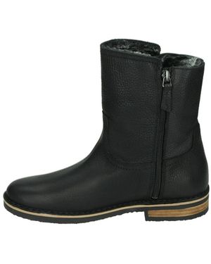 AQA A8835 Niedrige, Pelzgefütterte Stiefel - Schwarz