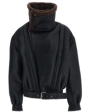 Halfboy Faux Fur & Shearling Jackets - Black
