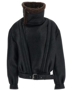 Halfboy Oversized Aviator Jacket - Zwart