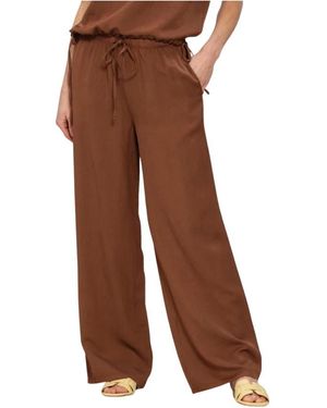 Simplee Broeken ,Bruin Broeken Trouser