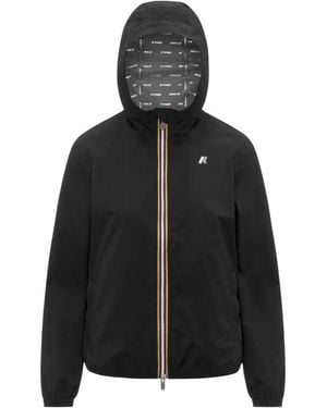 K-Way Jassen ,Zwart ,Lil 2.0 Stretch Dot