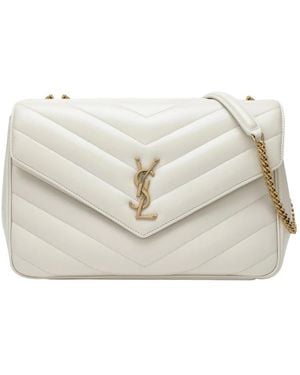 Saint Laurent Shoulder Bags - White
