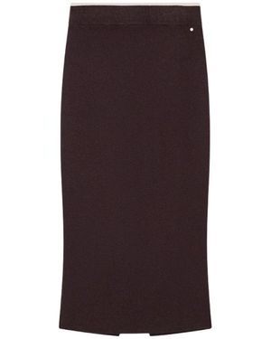 ARMANI EXCHANGE Pencil Midi Rok - Bruin