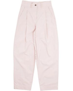Max Mara Artur1234 Karottenhose Aus Popeline - Pink
