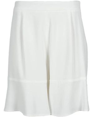 L'Autre Chose Casual Shorts - Blanco