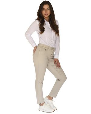 Cro Suzanne Slim-Fit Broek - Naturel