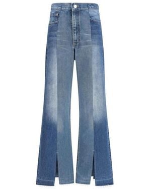 E.L.V. Denim Flared Jeans - Blauw