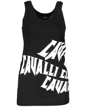 Roberto Cavalli Sleeveless Tops - Black