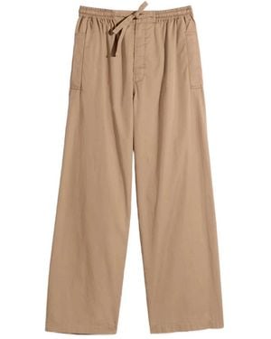 Lemaire Wide Trousers - Natural