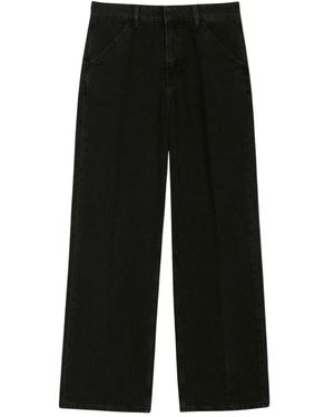 Ba&sh Jeans ,Zwart ,Denim Wide Jeans