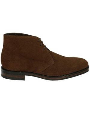 Loake Elegante Business-Wildleder-Mid-Boots - Braun