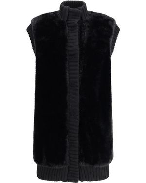 Pinko Long Vest - Black