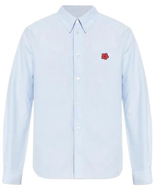 KENZO Casual Hemden - Blauw