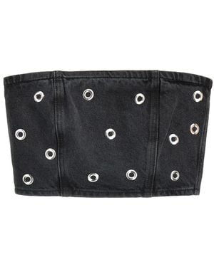 ROTATE BIRGER CHRISTENSEN Sleeveless Tops - Black