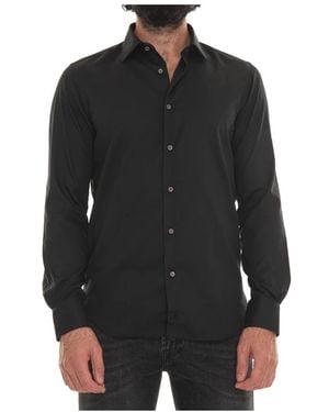 Carrel Casual Shirts - Zwart
