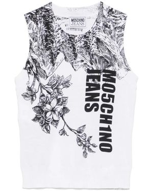 Moschino Sleeveless Tops - Bianco