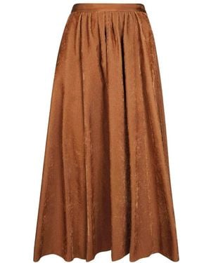 forte_forte Maxi Skirts - Marrón