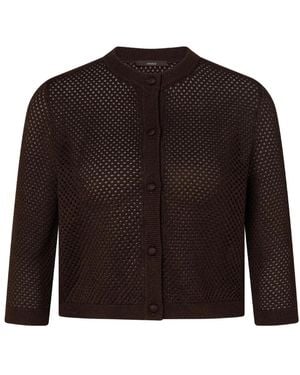 Windsor. Truien & Vesten ,Bruin ,Dp 734 Cardigan