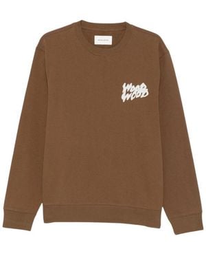 WOOD WOOD Sweatshirts - Marron