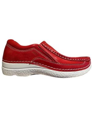 Wolky Loafers - Rojo
