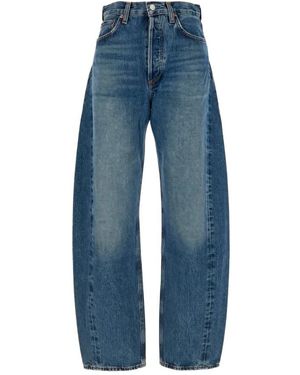 Agolde Jeans ,Blauw ,Infinite Wide Jeans