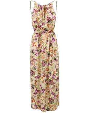 Attic And Barn Midi Dresses - Metallic