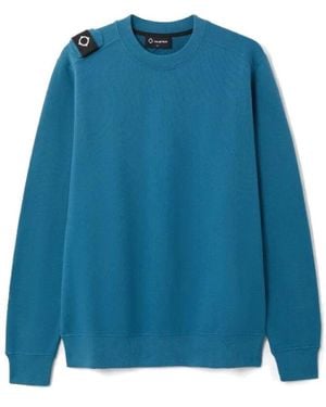 Ma Strum Core crew sweatshirt in storm - Blau