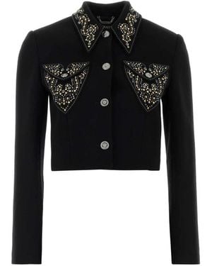 Versace Light Jackets - Black