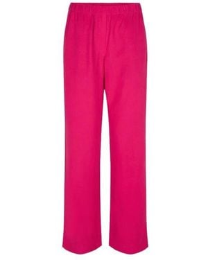 Samsøe & Samsøe Straight Pants - Pink